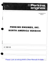Perkins 4.108M, 4.107M, & 4.99M 1980–1981 Parts Manual (P/N NAP000265) – preview page 1