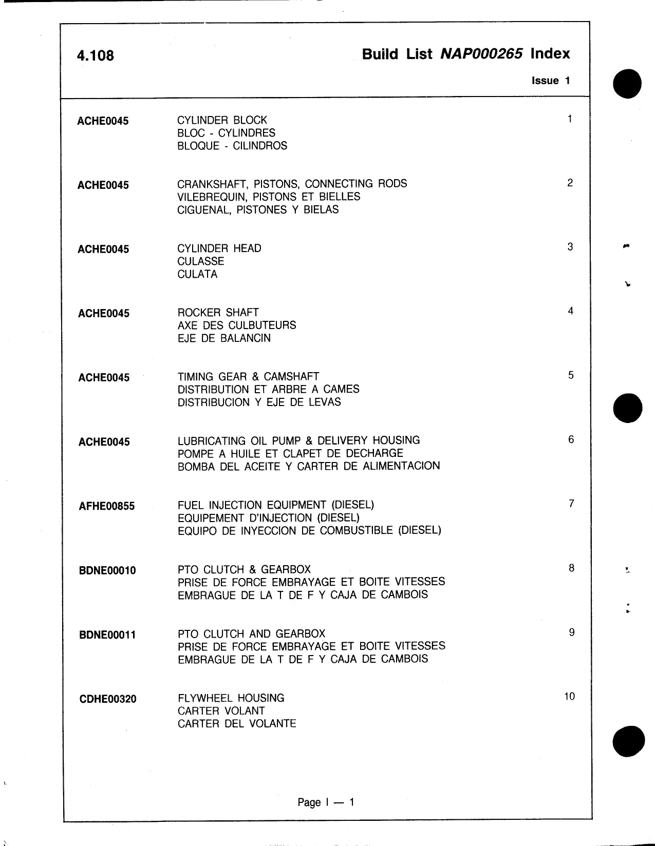 Perkins 4.108M, 4.107M, 4.99M diesel engine manual Preview image 4