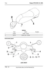 Vespa GTS 250 IE USA Parts Catalog (P/N 633659) – preview page 7