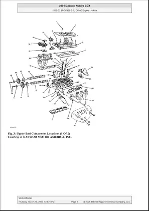 1997-2000 Daewoo Nubira service manual Preview image 5