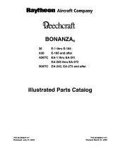 Raytheon Aircraft Continental Bonanza 36, A36, A36TC, B36TC Illustrated Parts Catalog (P/N 36-590001-1H) – preview page 1