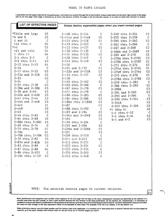 Beechcraft Model 35 Illustrated Parts Catalog - Comprehensive Guide Preview image 5
