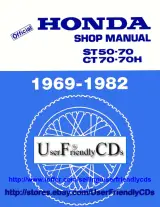 1969–1982 Honda ST50, ST70, and CT70 Series Shop Manual (P/N 620401) – preview page 1