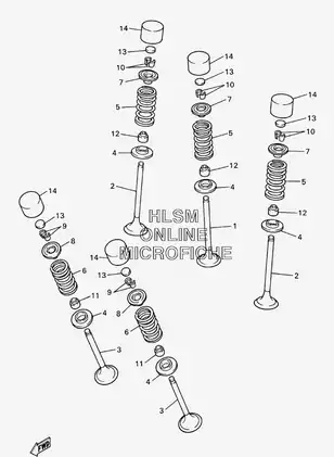 2007 Yamaha WR450F parts catalog Preview image 4