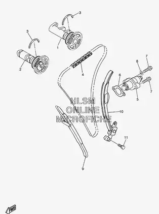 2007 Yamaha WR450F parts catalog Preview image 5