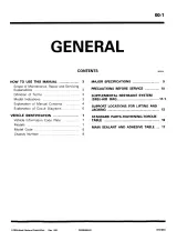 1991–1995 Mitsubishi Sigma and Diamante Service Manual (P/N PWGE9004-G) – preview page 1