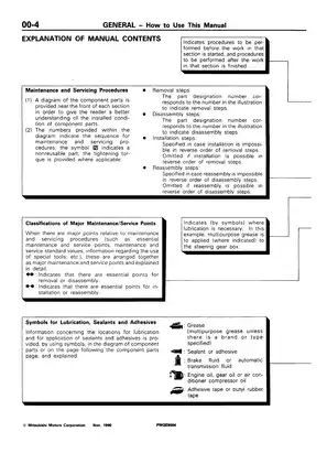 1991-1995 Mitsubishi Sigma repair and service manual Preview image 4