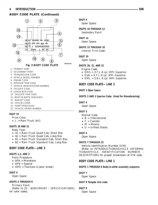 2002 Dodge RAM 1500 shop manual Preview image 5