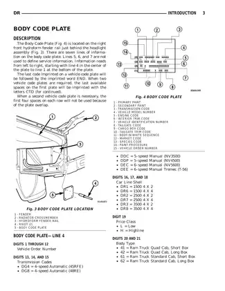 2004 Dodge RAM 1500, 2500, 3500 pickup truck manual Preview image 4