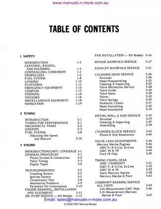 Comprehensive Boat Maintenance & Repair Manual for Mercury Marine & GMC Engines Preview image 2