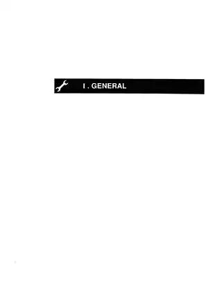 Takeuchi WL1-101E4 Compact Excavator Workshop Manual (2000) Preview image 5