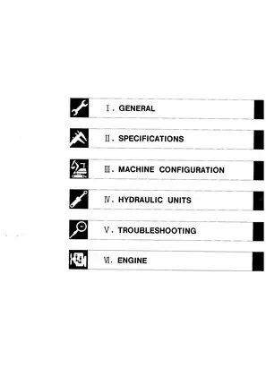 1991-2001 Takeuchi TB020 compact excavator workshop manual Preview image 3