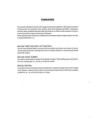 Takeuchi WC3-101E5 Compact Excavator Workshop Manual Preview image 2