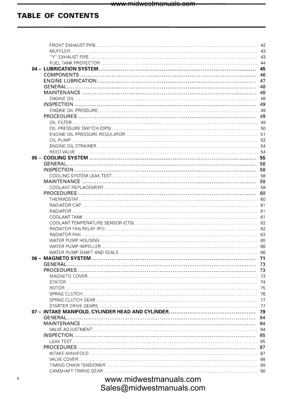 2008 Can-Am Outlander/Renegade Service Manual: Complete Guide for Models 500, 650, 800, and More Preview image 3