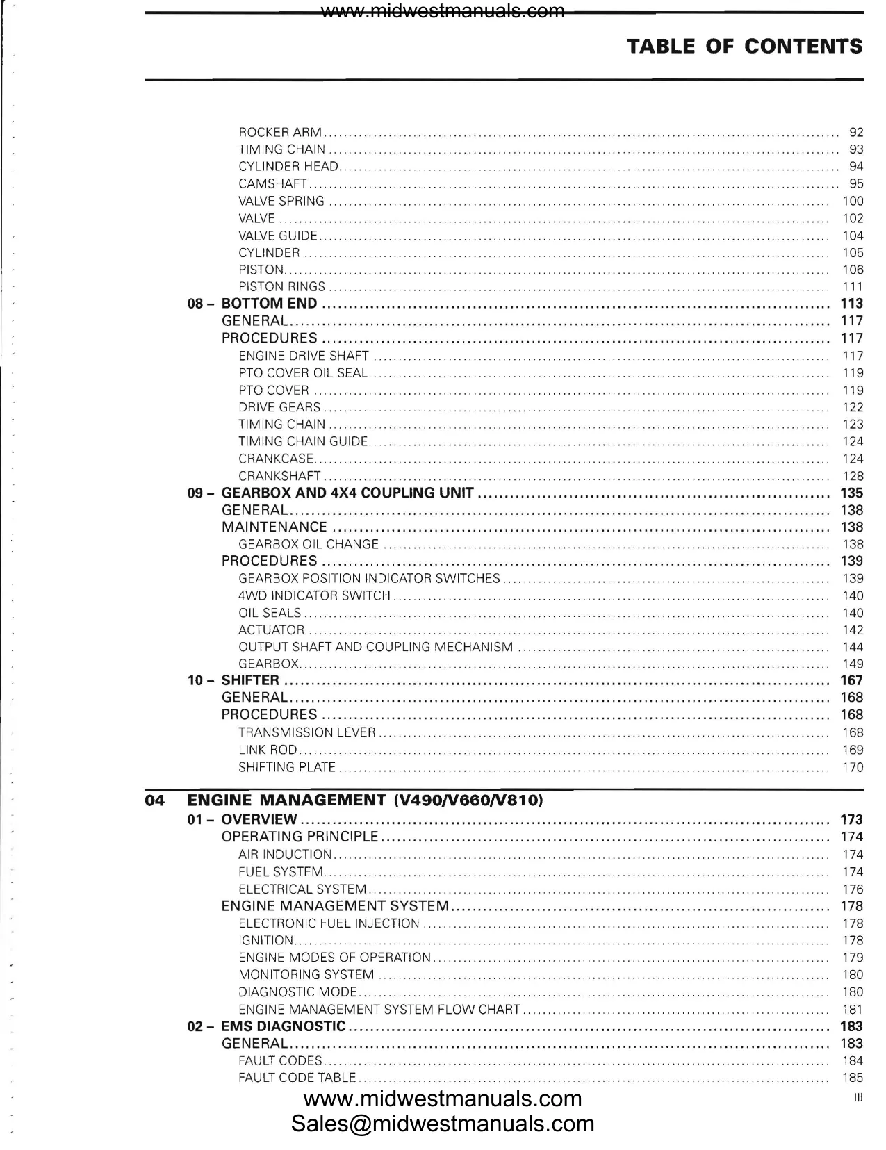 2008 Can-Am Outlander/Renegade Service Manual: Complete Guide for Models 500, 650, 800, and More Preview image 4