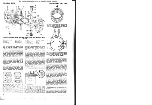 1958-1965 Scott McCulloch 3.5-75 hp outboard motor repair service manual Preview image 4