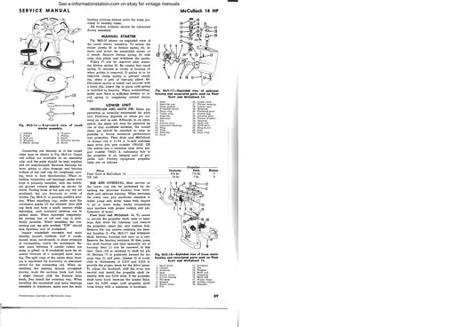 1958-1965 Scott McCulloch 3.5-75 hp outboard motor repair service manual Preview image 5