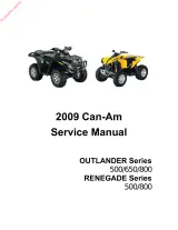 2009 Can-Am Outlander & Renegade 500/650/800 Service Manual (P/N 219 100 273) – preview page 1