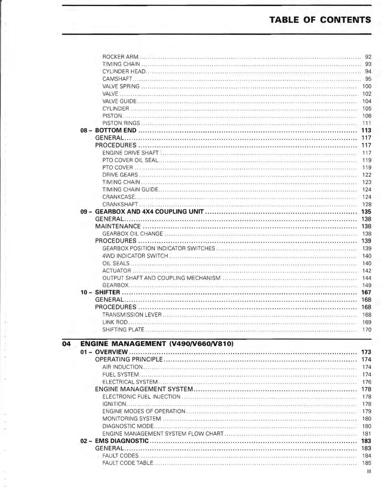 2007-2010 Can-Am Outlander & Renegade Series ATV Service Manual Preview image 4