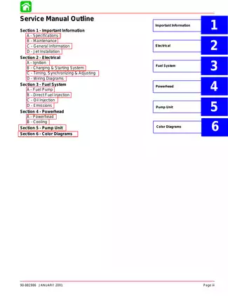200 HP Mercury OptiMax Jet Drive Service Manual - Essential Guide for Mechanics Preview image 4