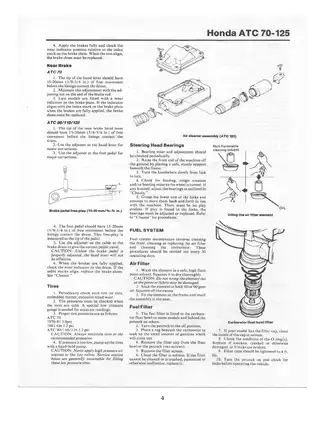 1985-1987 Honda ATC 70, ATC 90, ATC 125, ATC 110 repair and service manual Preview image 4