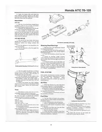 Honda ATC 70-125 Service Manual: Comprehensive Guide for Maintenance and Repair Preview image 4