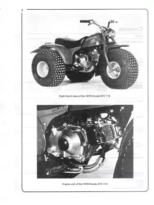 Comprehensive Honda ATC 70, 90, 110 Workshop Manual Preview image 4