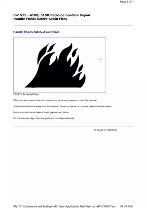 Comprehensive Technical Manual for 410D and 510D Backhoe Loaders - Repair and Operation Guide Preview image 4