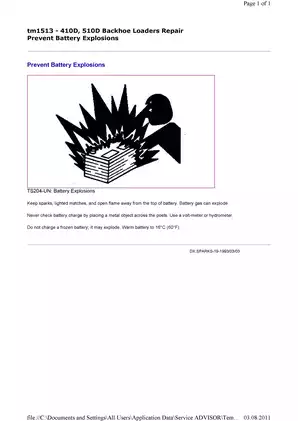 Comprehensive Technical Manual for 410D and 510D Backhoe Loaders - Repair and Operation Guide Preview image 5