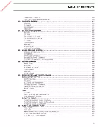 2004 Bombardier REV Series, GSX,  MX Z , Summit Ski-Doo service manual Preview image 4