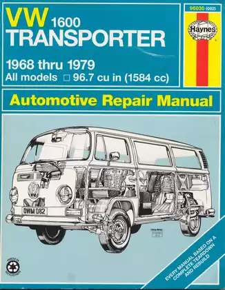 1968-1979 Volkswagen T2 VW 1600 transporter repair manual Preview image 1
