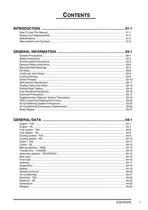 Comprehensive Workshop Manual for Land Rover Discovery Series II (1999 MY Onwards) Preview image 4