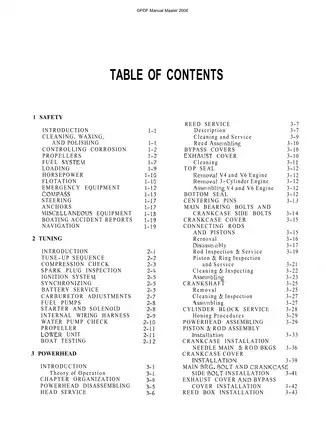 1973-1991 Johnson Evinrude 60hp-235hp, V4, V6, 3 cyl, 2-stroke models + Jet Drives  service manual Preview image 3