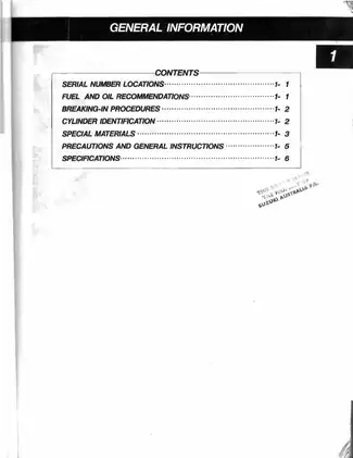 1987-2005 Suzuki VS1400 Intruder service manual Preview image 3