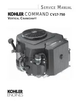 Kohler Command CV17-750 2000–2007 Engine Service Manual OEM – preview page 1