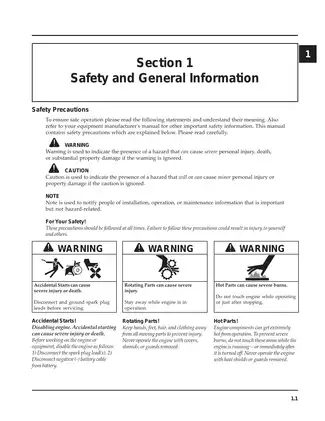 Kohler Command CV 17, CV 18, CV 20, CV 22, CV 23, CV 25, CV 26, CV 730, CV 740, CV 745, CV 750 vertical crankshaft service manual Preview image 3