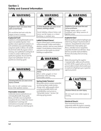 Kohler Command CV17-750 Engine Service Manual - Comprehensive Guide Preview image 4