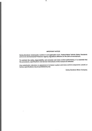 2003 Harley-Davidson Dyna Glide Service Manual Preview image 2
