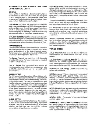 Tecumseh Peerless Technician's Handbook for Gear Products - Comprehensive Service Guide Preview image 5