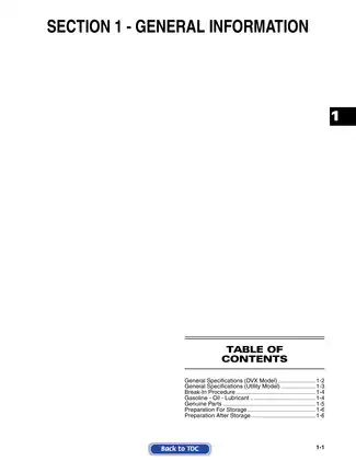2007 Arctic Cat ATV 250 Service Manual manual page 3 preview Arctic Cat 2007 Arctic Cat ATV 250 Service Manual manual preview page 3 - thumbnail