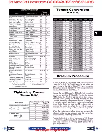 2008 Arctic Cat 700 ATV diesel engine service manual Preview image 5