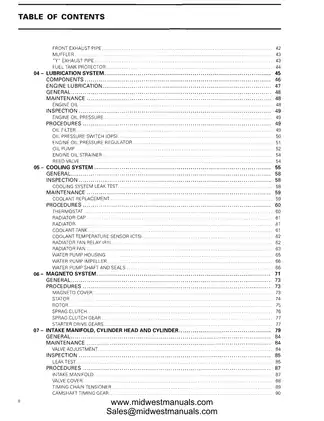 2007-2008 Can-Am 500, 650, 800 Outlander Renegade ATV service manual Preview image 3