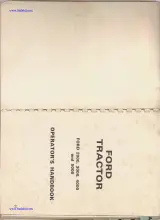 Ford 2000, 3000, 4000 & 5000 Tractor Operator's Handbook (SE 3112) – preview page 2