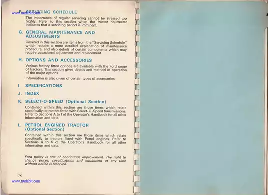 Comprehensive Ford Tractor Operator's Handbook (Models 2000, 3000, 4000, and 5000) Preview image 4
