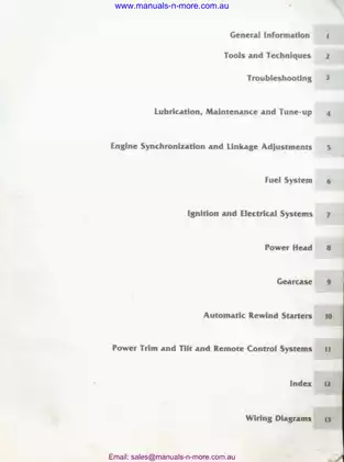 1966-1984 Chrysler 3.5 hp - 140 hp outboard motor service manual Preview image 1