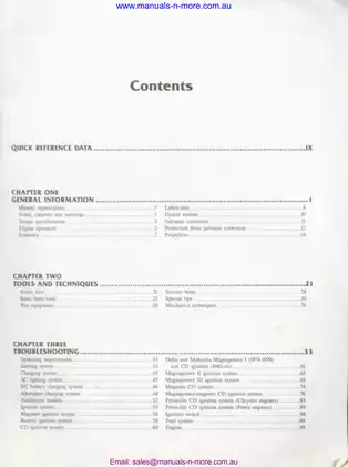 Chrysler Outboard Motor Service Manual (1966-1988) Preview image 2