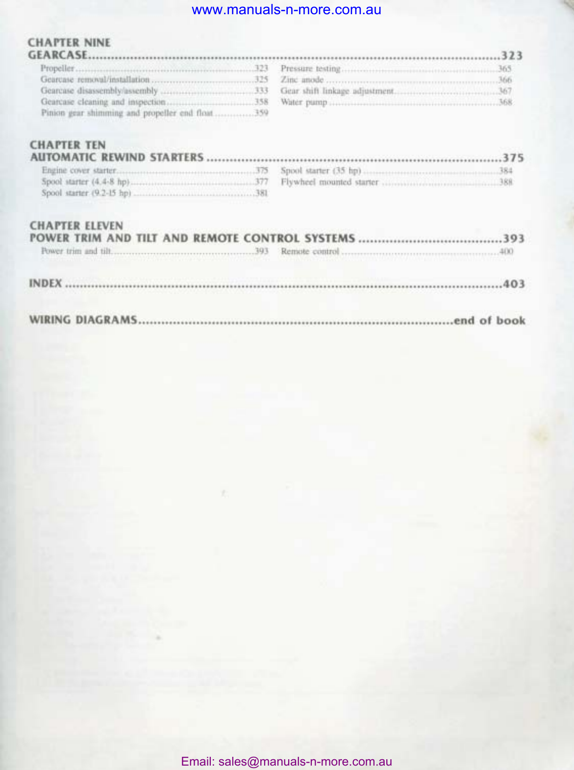 1966-1984 Chrysler 3.5 hp - 140 hp outboard motor service manual Preview image 4