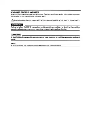 Yamaha 9.9C/15C Outboard Motor Service Manual - Complete Maintenance Guide Preview image 5