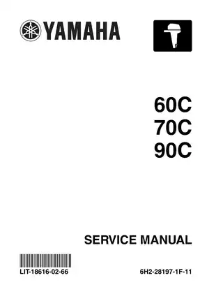 Yamaha Outboard Service Manual - 60C, 70C, 90C (2003 Edition)