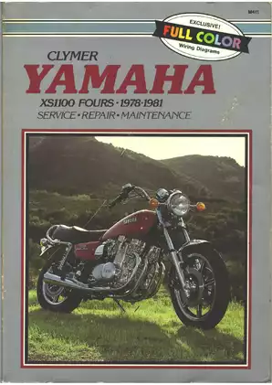 1978-1981 Yamaha XS1100 Fours repair, service and maintenance manual